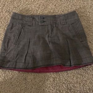 Plaid y2k mini skirt